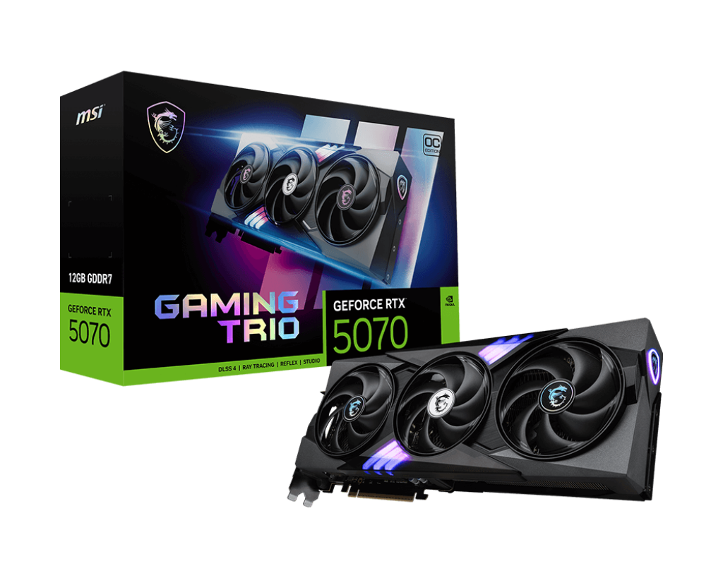 Tarjeta de Vídeo MSI Nvidia GeForce RTX™ 5070 12G GAMING TRIO OC, GEFORCE RTX 5070 12G GAMING TRIO OC