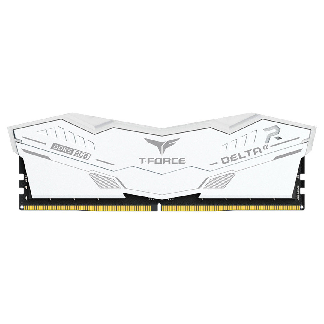 Kit Memoria RAM Team Group DELTA? RGB DDR5 DDR5, 6000MHz, 32GB - 2 x 16GB, CL38, XMP/EXPO, Blanco