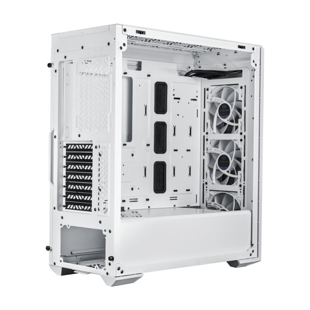 Gabinete Cooler Master MasterBox MB520 ARGB Blanco, Midi-Tower, ATX/EATX/Micro-ATX/Mini-ITX/SSI-CEB, USB 3.0, sin Fuente, 4 Ventiladores Instalados, Blanco