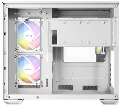 Antec Gabinete CX600M Trio ARGB White, Mini Tower, Micro-ATX, ITX, 3X Vent ARGB, Blanco