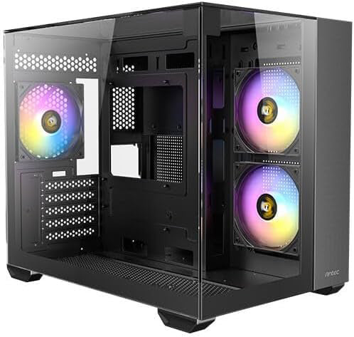 Antec Gabinete CX600M Trio ARGB, Mini Tower, Micro-ATX, ITX, 3X Vent ARGB, Negro