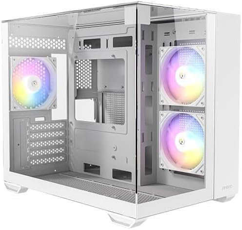 Antec Gabinete CX600M Trio ARGB White, Mini Tower, Micro-ATX, ITX, 3X Vent ARGB, Blanco