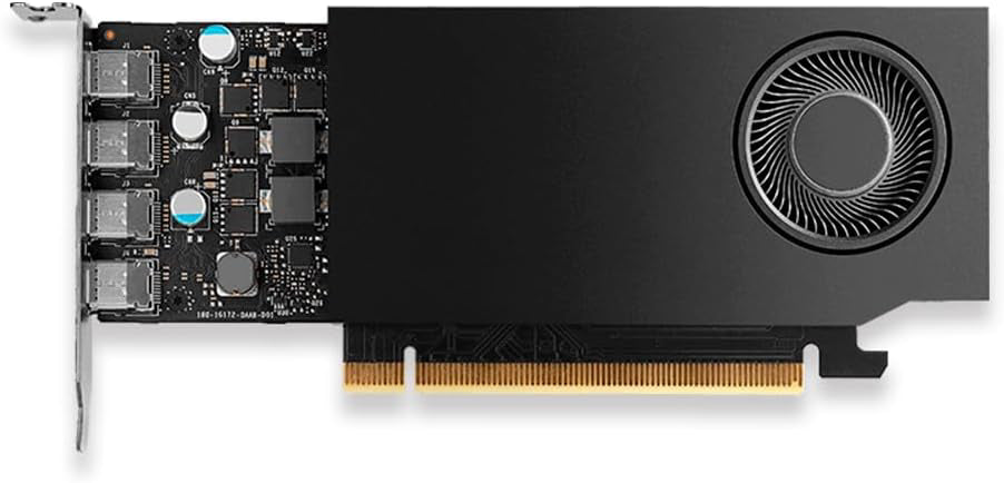 PNY TVIDEO RTX A1000 NVIDIA 8GB GDDR6 VCNRTXA1000ATX-PB 11M