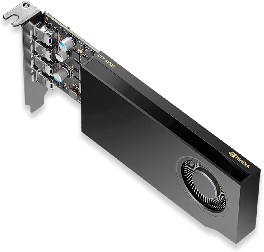 PNY TVIDEO RTX A1000 NVIDIA 8GB GDDR6 VCNRTXA1000ATX-PB 11M