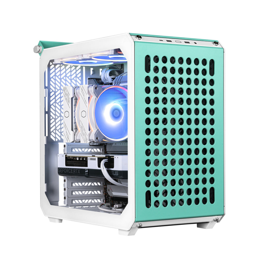 Gabinete Cooler Master QUBE 500 Flatpack Macaron, Midi-Tower, ATX/EATX/Micro-ATX/Mini-ITX, USB 3.0, sin Fuente, 1 Ventilador Instalado, Multicolor
