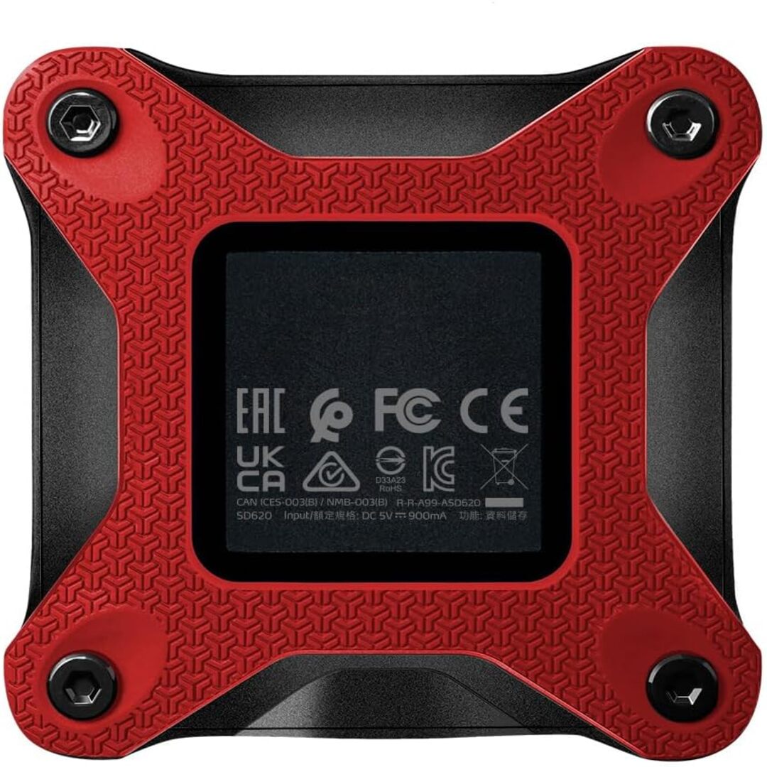SSD Externo Adata SD620, 1TB, USB 3.2, Rojo