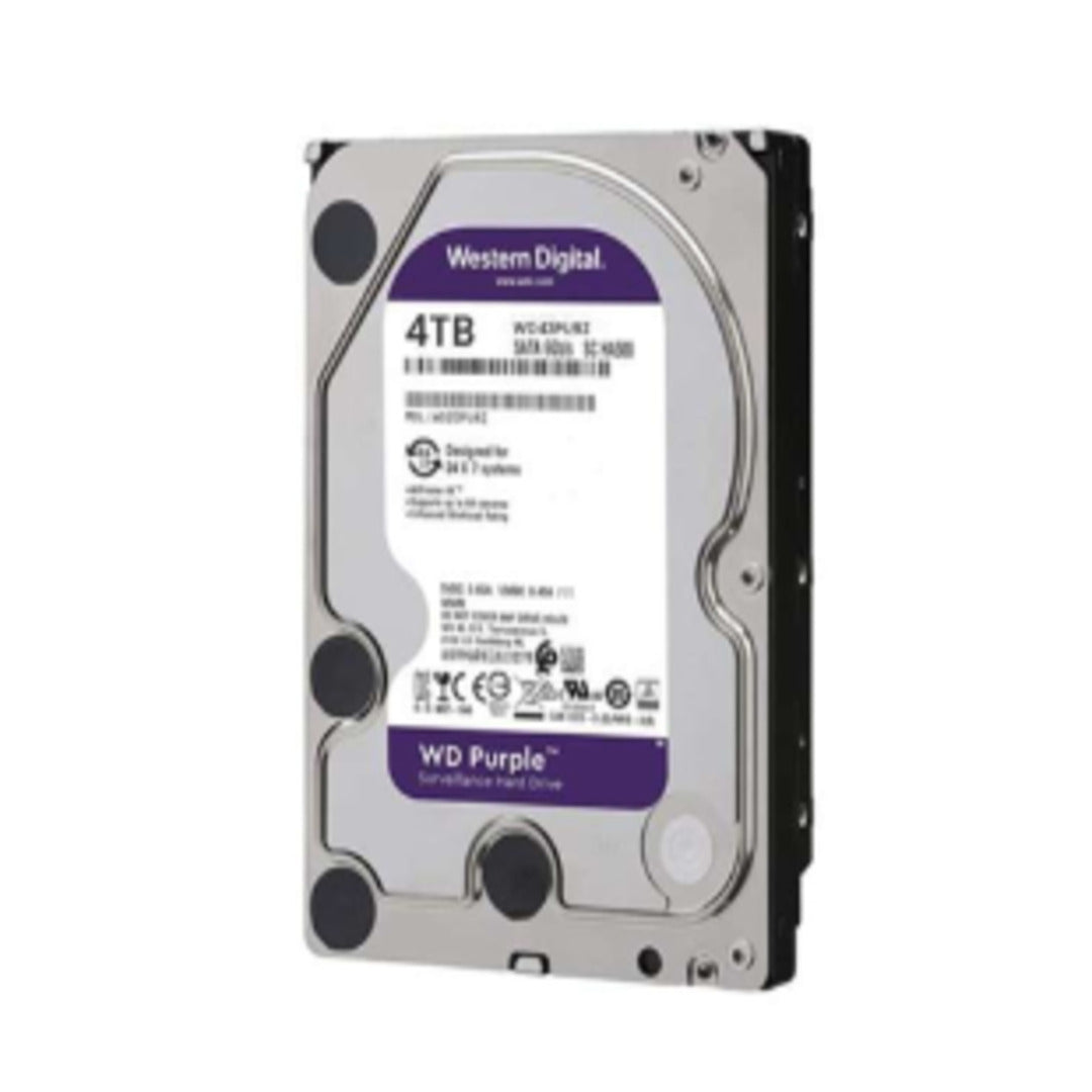 Disco Duro para Videovigilancia Western Digital WD Purple Surveillance 3.5'', 4TB, SATA III, 6 Gbit/s, 256MB Caché