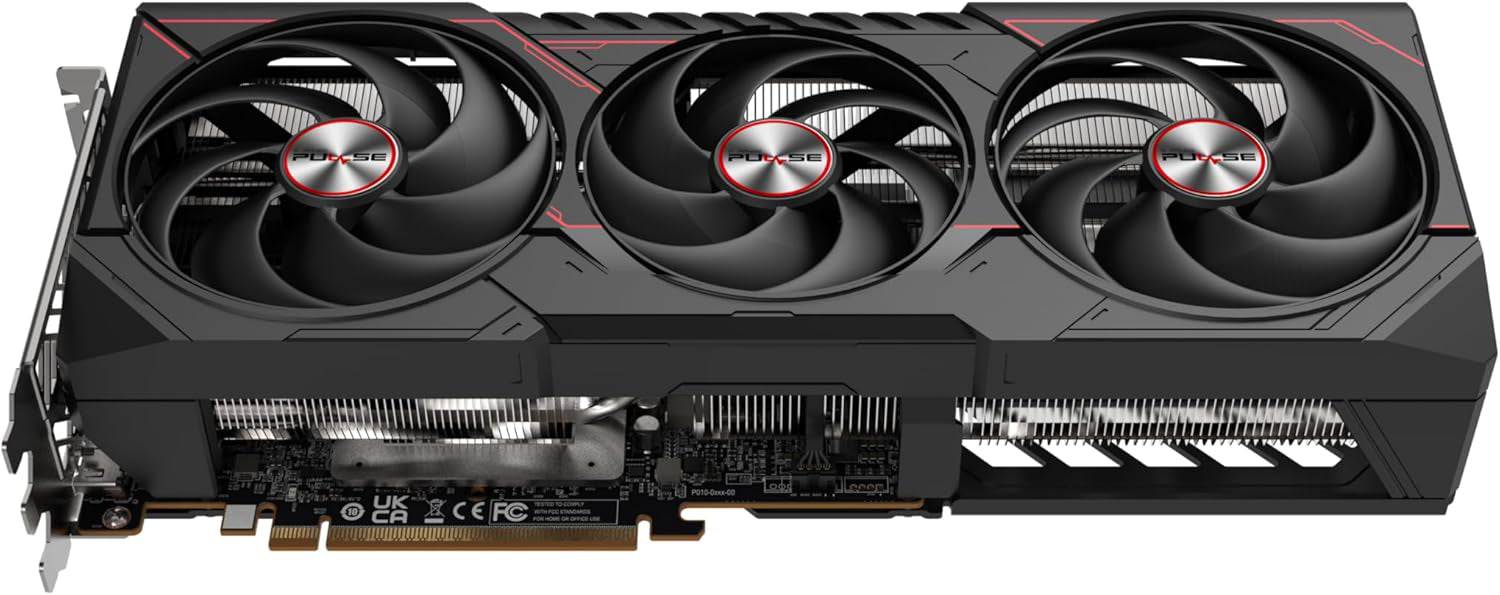 Sapphire 11348-03-20G Pulse AMD Radeon™ RX 9070 XT Tarjeta gráfica para Juegos con GDDR6 de 16 GB 11348-03-20G