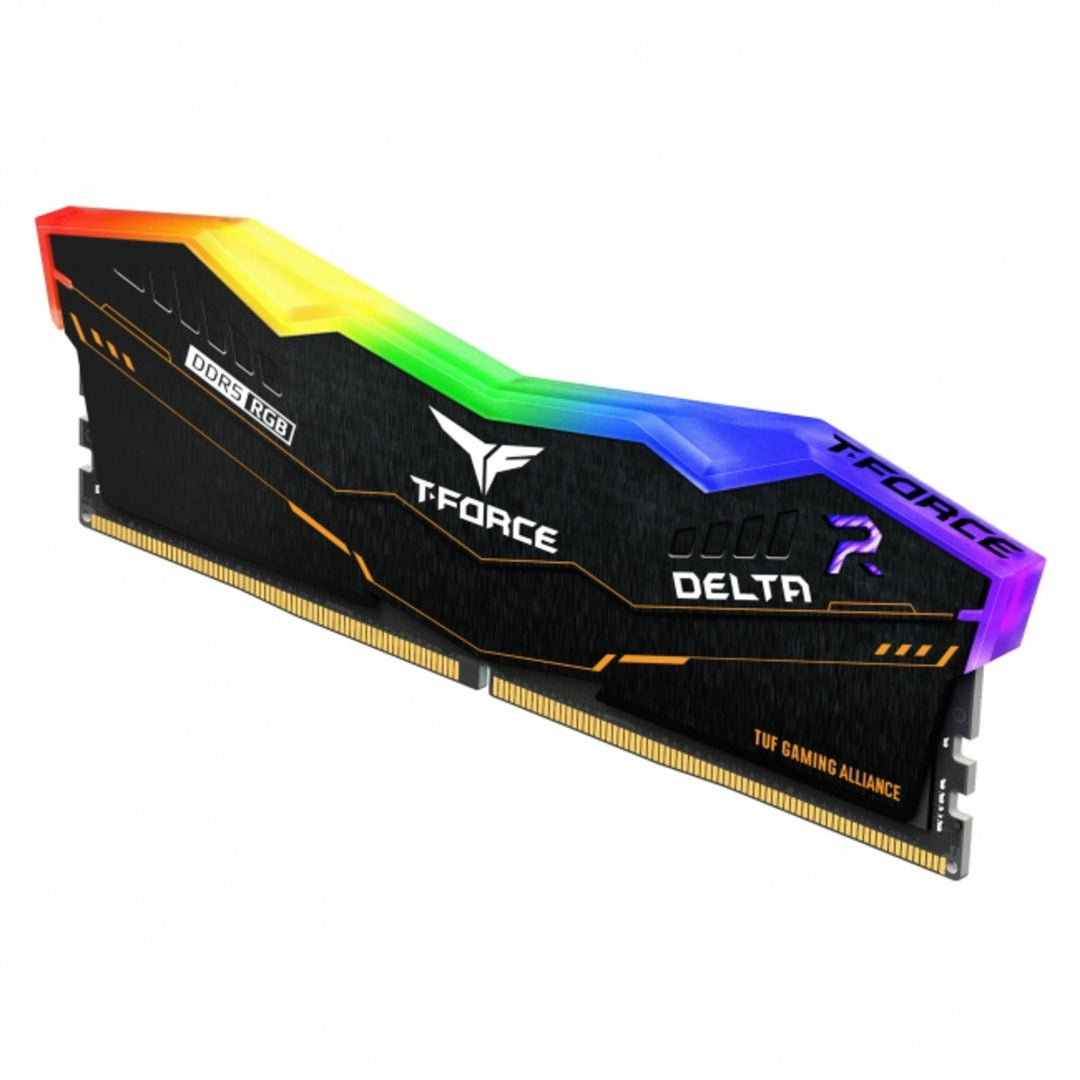 Kit Memoria RAM Team Group T-Force Delta TUF Gaming Allia DDR5, 5200MHz, 32GB - 2 x 16GB, CL40, XMP/EXPO