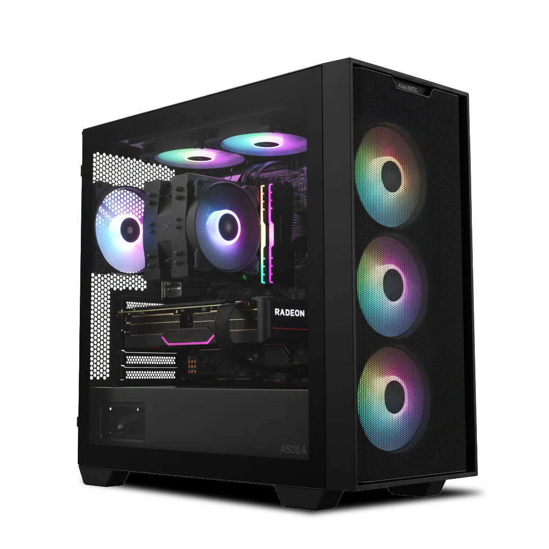 PC INVICTUS Radeon RX 7800 XT, AMD Ryzen™ 7 8700F, 32GB DDR5 RAM, 1TB M.2 Nvme Gen 4 SSD, Windows 11, PC Power-121,