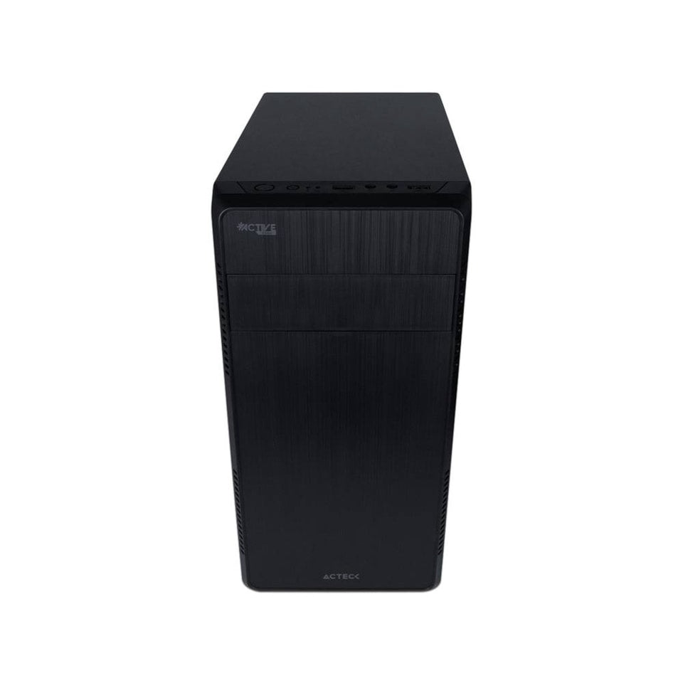 Gabinete Acteck Kioto GI240, Mini-Tower, Micro-ATX/Mini-ITX, USB 2.0/3.0, con Fuente de 500W, 1 Ventilador Instalado, Negro
