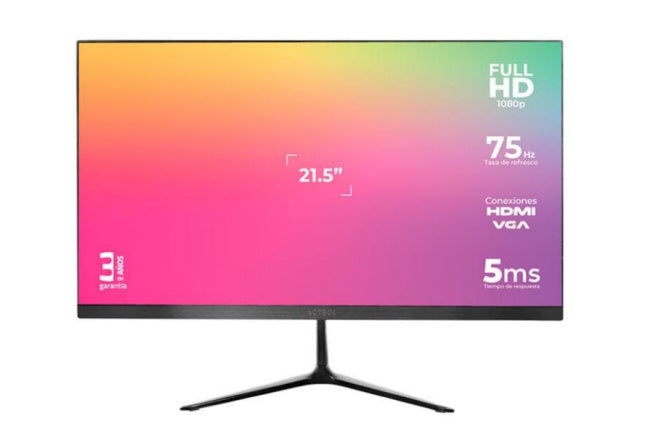 Monitor Acteck AC-933858 LED 21.5", 1920x1080 Full HD, 75Hz, HDMI, Negro