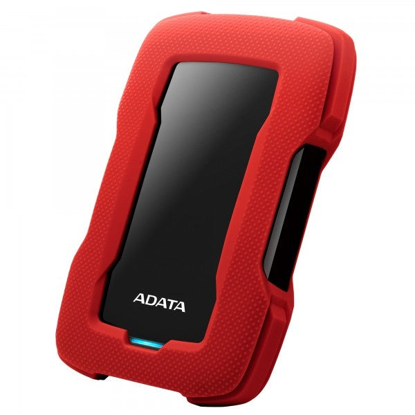 Disco Duro Externo Adata HD330 2.5'', 1TB, USB 3.1, Rojo/Negro, A Prueba de Golpes - para Mac/PC