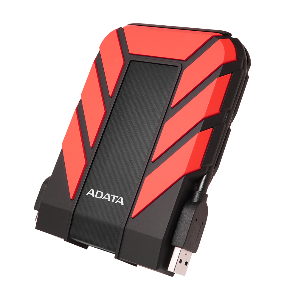 Disco Duro Externo Adata HD710 Pro 2.5'', 1TB, USB 3.0, Negro/Rojo, A Prueba de Agua y Golpes - para Mac/PC