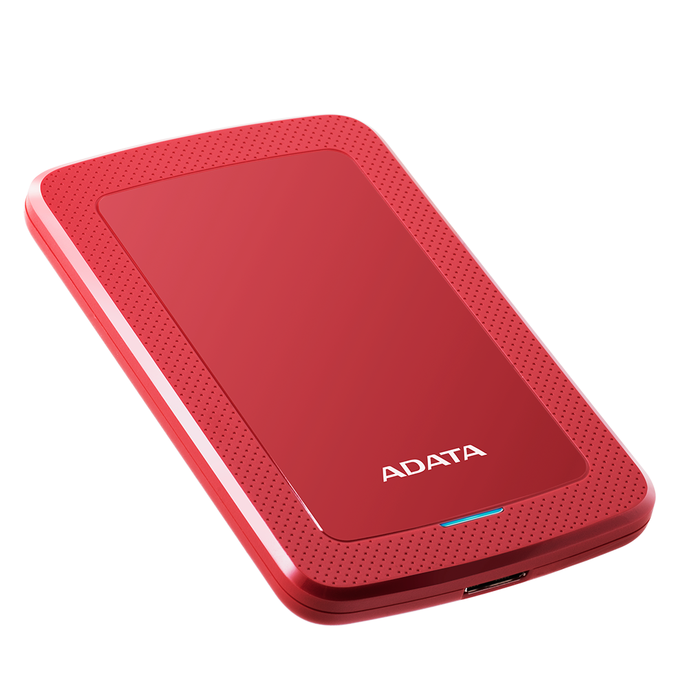 Disco Duro Externo Adata HV300 2.5'', 1TB, USB 3.1, Rojo - para Mac/PC