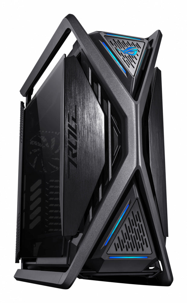 Gabinete ASUS ROG Hyperion GR701 con Ventana ARGB, Tower, EATX/ATX/Micro-ATX/Mini-ITX, USB 4.0/3.2, sin Fuente, 4 Ventiladores PWM Instalados, Negro
