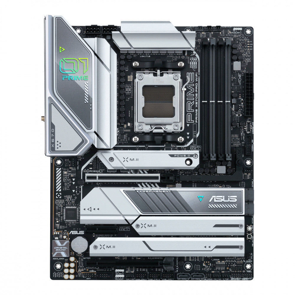 Tarjeta Madre ASUS ATX Prime X670E-Pro WiFi, S-AM5, AMD X670, HDMI, 192GB DDR5 para AMD
