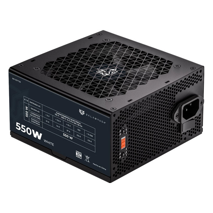 Fuente de Poder Balam Rush Pulsar 550PR 80 PLUS White, 24-pin ATX, 120mm, 550W