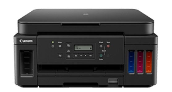 Multifuncional Canon G6010, Tinta Continua, Ipm 13 Negro/ 6.8 Color, Usb, Wifi,Ethernet Red, Auto Duplex, Cama Plana Carta/8.5X11, Consumibles Gi-10