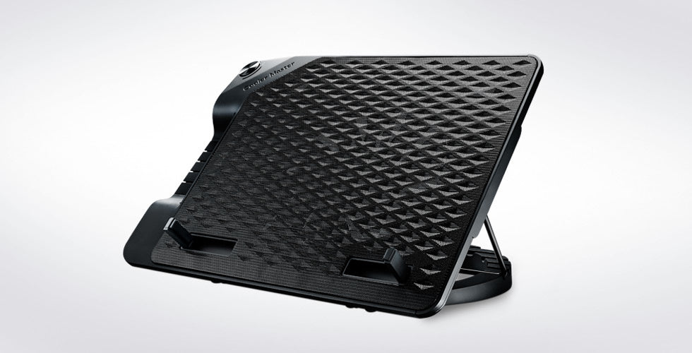 Cooler Master Base Enfriadora Ergostand III para Laptop 17", 1 Ventilador, Negro
