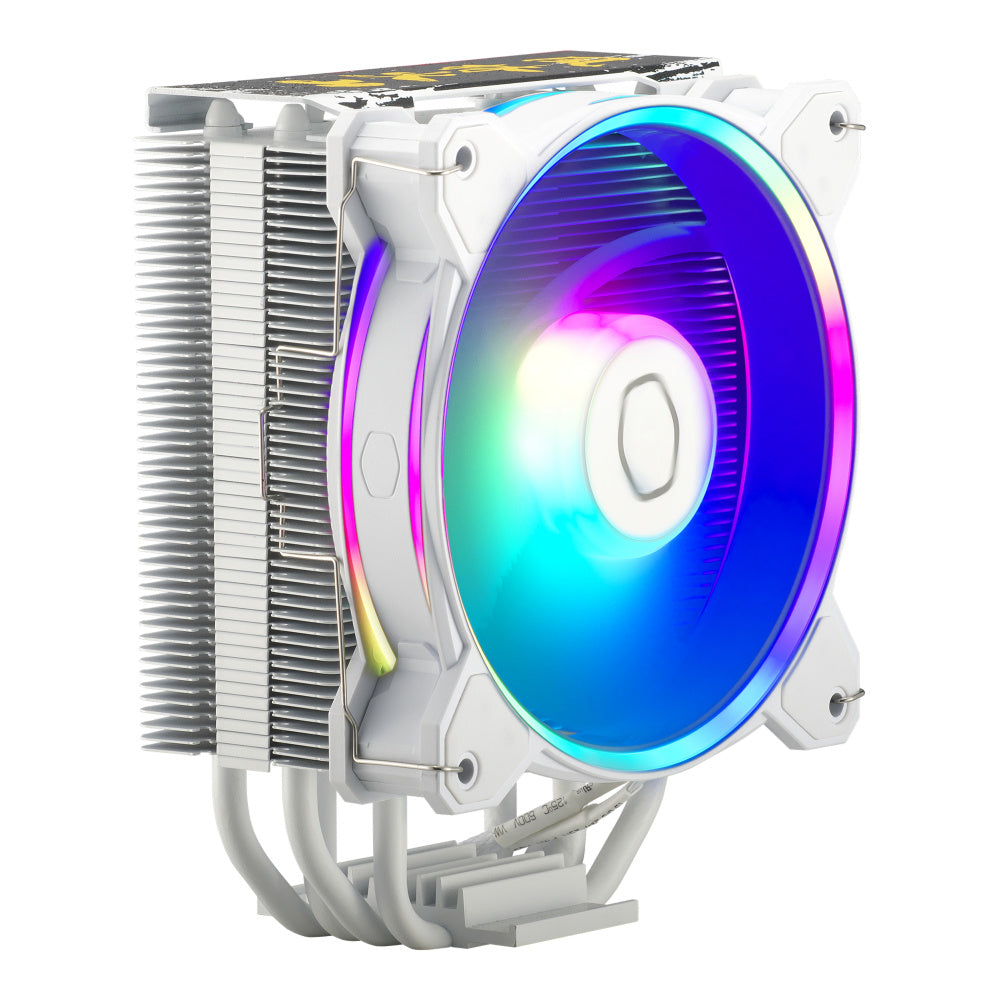 Disipador CPU Cooler Master Hyper 212 Halo SF9 Ryu, 120mm, hasta 2050RPM, Blanco