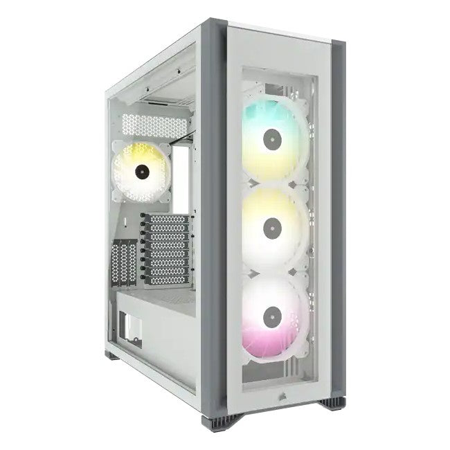 Gabinete Corsair iCUE 7000X RGB Vidrio Templado Blanco Torre ATX CC 9011227 WW