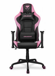 Cougar Silla Gamer Armor Elite, hasta 120kg, Negro/Rosa