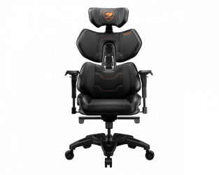 Cougar Silla Gamer Terminator, hasta 135Kg, Negro/Naranja