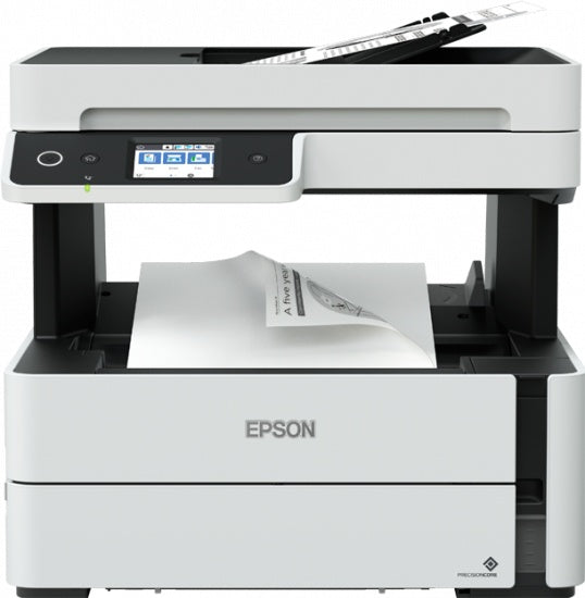 Multifuncional Epson M3180, 39 Ppm Negro, Tinta Continua, Ecotank, Usb, Wifi, Red, Adf, Monocromatica