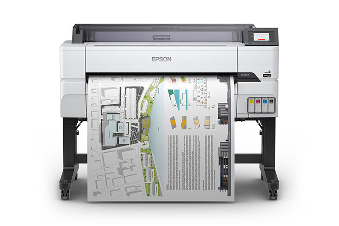 Plotter Epson Surecolor T5475Sr, Impresora, 36 Pulgadas, 91 Cm, Usb, Wifi, Ethernet Red, 4 Tintas, 2400 X 1200 Dpi