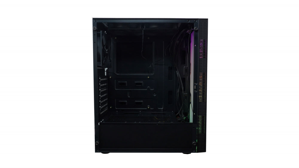 Gabinete Evotec Beijingi, Midi-Tower, ATX/Micro-ATX/Mini-ITX, USB 2.0/3.0, sin Fuente, 3 Ventiladores Instalados, Negro