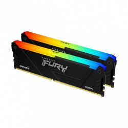 Kit Memoria RAM Kingston Fury Beast DDR4, 3600MHz, 32GB - 2 x 16GB, CL18, XMP