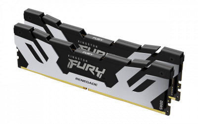 Kit Memoria RAM Kingston FURY Renegade DDR5, 6000MHz, 96GB - 2 x 48GB, CL32, XMP, Plata