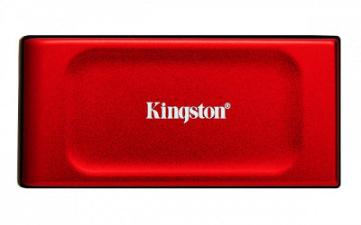 SSD Externo Kingston XS1000, 2TB, USB C, Rojo