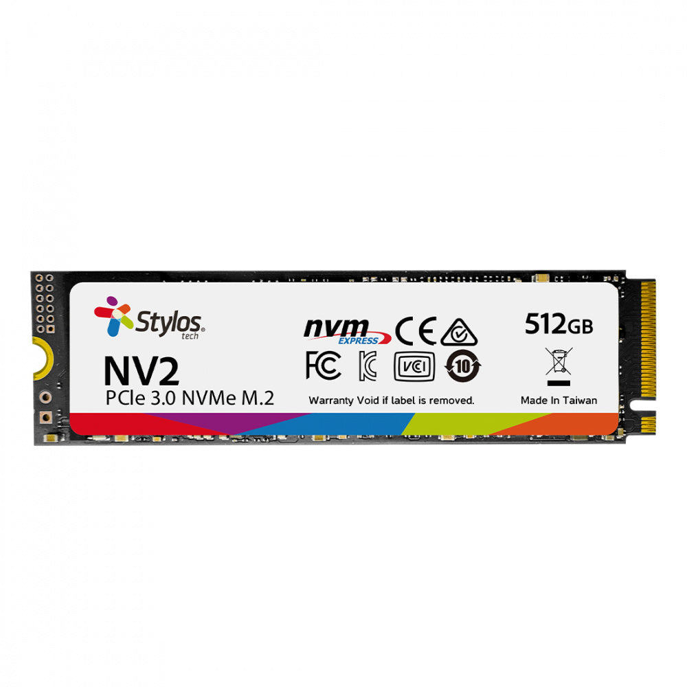 SSD Stylos STMSSDM21B NVMe, 512GB, M.2, 2500 MB/s Escritura, 3000 MB/s Lectura, PCI Express 3.0