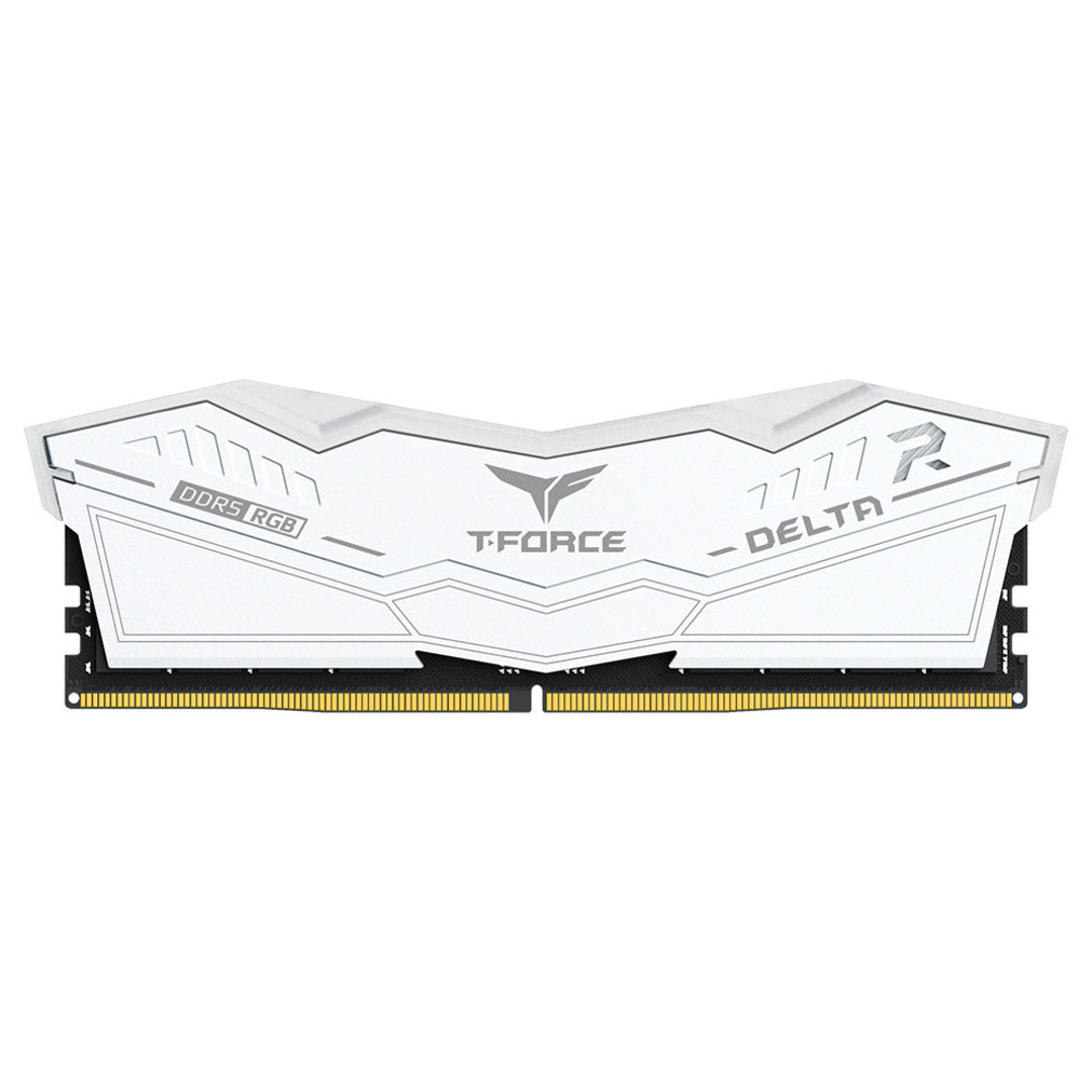 Memoria RAM Team Group Delta RGB DDR5 DDR5, 5600MHz, 32GB, CL36, XMP/EXPO, Blanco