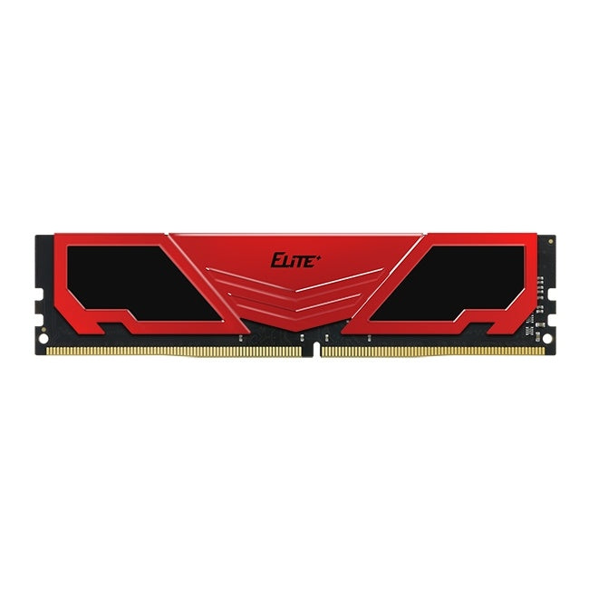 Memoria RAM Team Group Elite Plus DDR4, 3200MHz, 16GB, CL22, Rojo