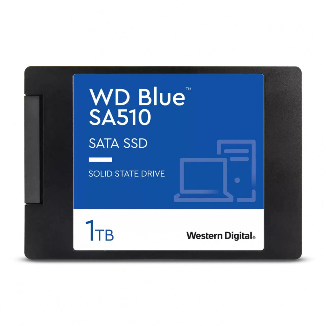 SSD WD Blue SA510, 1TB, 2.5", 520 MB/s Escritura, 560 MB/s Lectura, SATA III