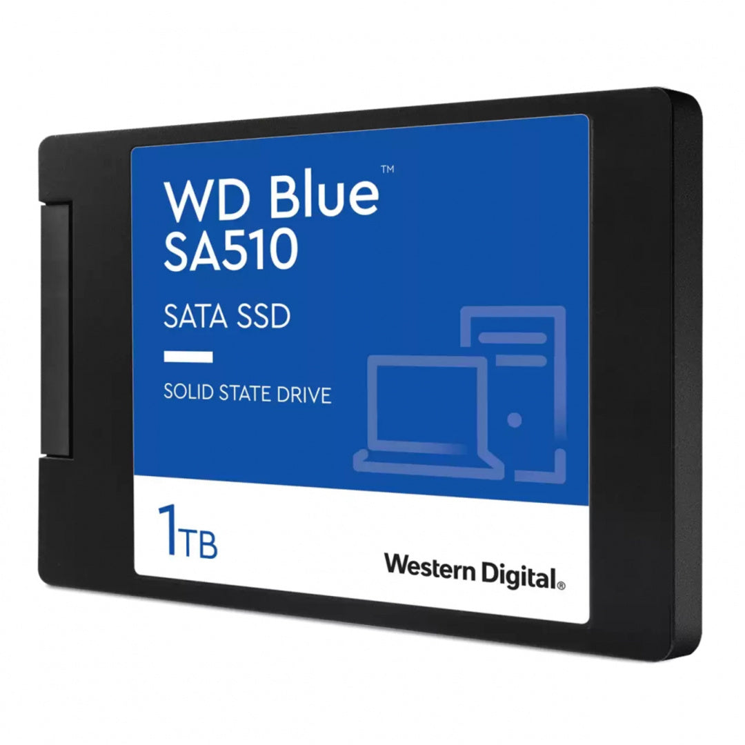 SSD WD Blue SA510, 1TB, 2.5", 520 MB/s Escritura, 560 MB/s Lectura, SATA III