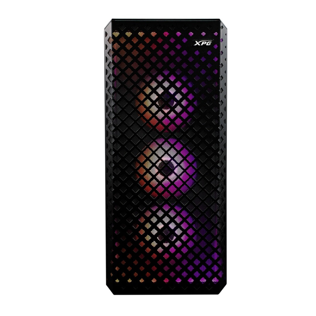 Gabinete XPG Defender Pro, Midi-Tower, ATX/CEB/EATX/EEB/Micro-ATX/Mini-ITX, USB 3.0, sin Fuente, 3 Ventiladores Instalados, Negro