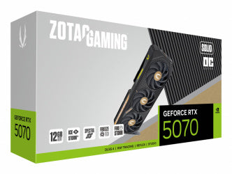 Tarjeta de Video Zotac NVIDIA Gaming GeForce RTX 5070 Solid OC, 12GB 192-bit GDDR7, PCI Express x16 5.0