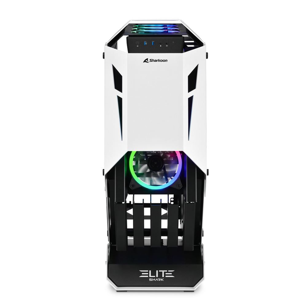 Gabinete Sharkoon ELITE SHARK CA700 Bk/Wh ATX