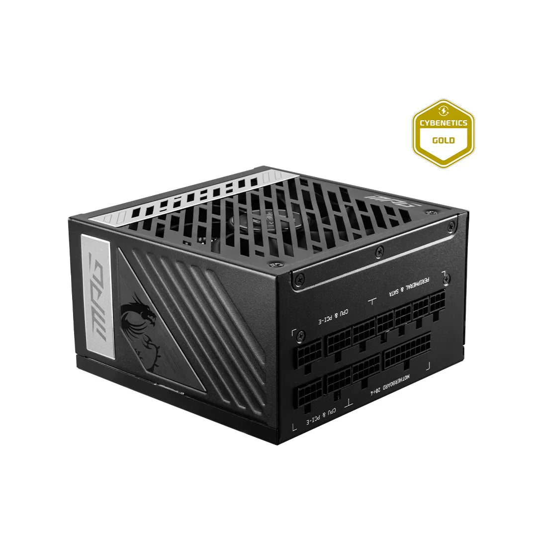 Fuente de Poder MSI MPG A1000G PCIE5 80 PLUS Gold, Modular, 20+4 pin ATX, 135mm, 1000W
