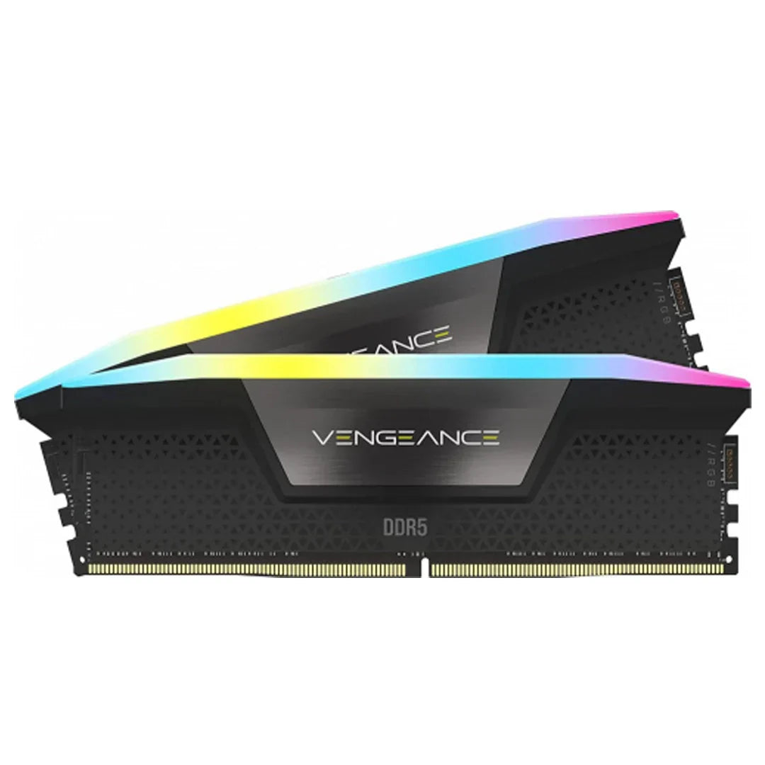 Kit Memoria RAM Corsair VENGEANCE RGB DDR5, 6400MHz, 32GB - 2 x 16GB, CL36, XMP