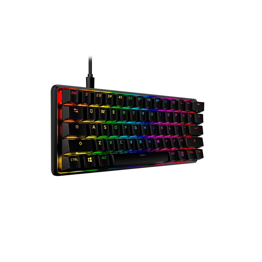 Hyperx Alloy Origins 60 - Mechanical Gaming Keyboard - Hx Aqua Hkbo1s-Ab-Us-G 56r61aa#Ab Nvl A