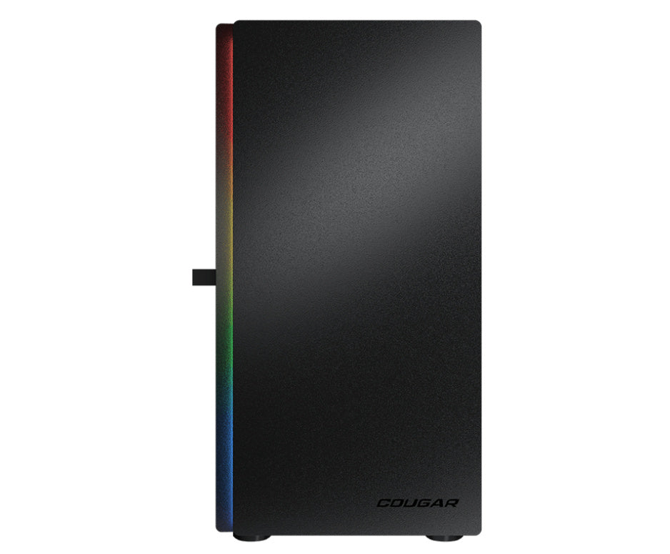 Gabinete Cougar Purity RGB/Mini-Tower/Con Ventana/Sin Fuente/USB 3.0/2.0/1 Ventilador ARGB Instalado/Color Negro/Mini-IT/Micro-ATX, 385PC40.0001