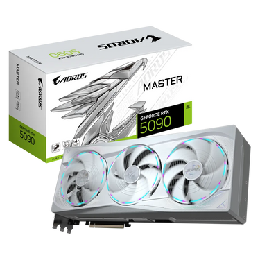 Tarjeta de Video GIGABYTE GeForce RTX 5090 AORUS MASTER OC Edition / 32GB GDDR7 / 512-bit / PCI Express 5.0 / DisplayPort x3 / HDMI x1