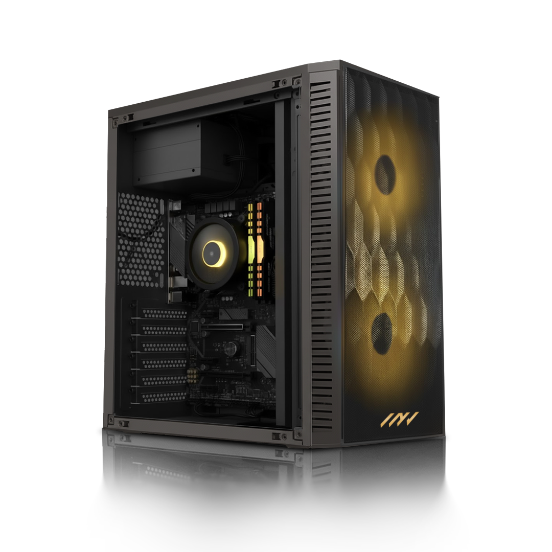 PC INVICTUS   AMD Radeon Graphics, AMD Ryzen™ 5 5600G, 16GB DDR4 RAM, 500GB M.2 Nvme Gen 3 SSD, Windows 10, PC Power-001,