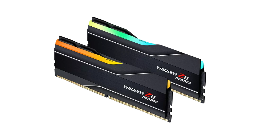 Kit Memoria RAM G.Skill Trident Z5 Neo RGB DDR5, 6000MHz, 32GB (2 x 16GB), Non-ECC, CL30, XMP
