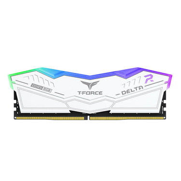 Kit Memoria RAM Team Group T-Force Delta White RGB DDR5, 5600MHz, 32GB - 2 x 16GB, CL36, XMP, Blanco